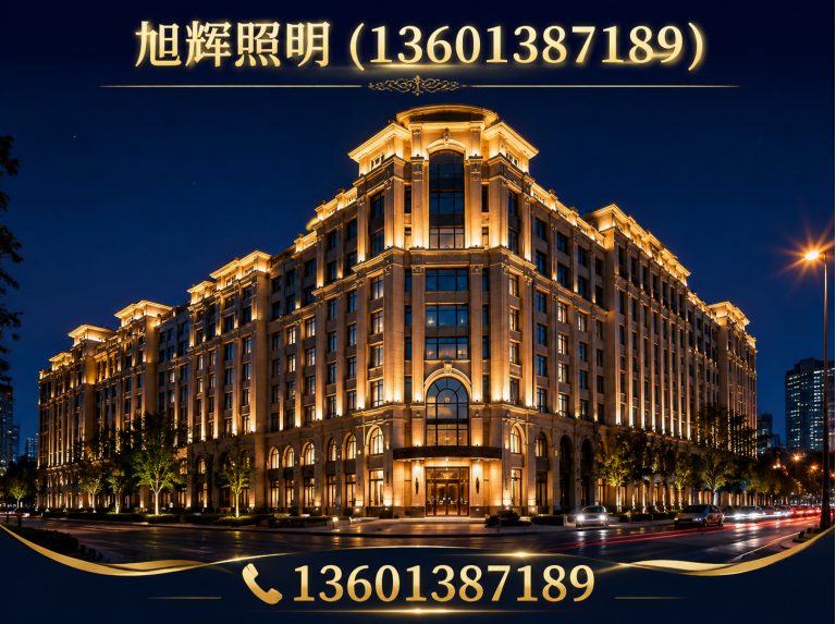 龙城区楼体夜景亮化展示图